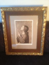 Biedermeier Marienbild von