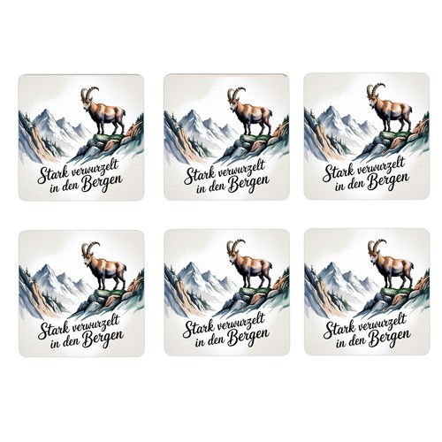 Allgäu steinbock 6er - steinbock, set