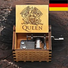 Gravierte Queen Spieluhr aus Holz Bohemian Rhapsody Weihnachtsgeschenk Spieluhr