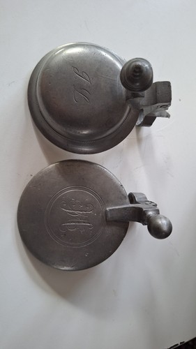 Alte antike zinndeckel für - antike,