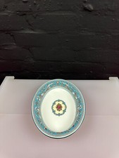 Wedgwood Florentiner Türkis W2714 ovale offene Gemüse Servierschale 25,5 cm