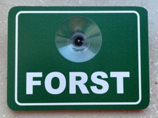 ALUDIBOND-Schild mit Saugnapf