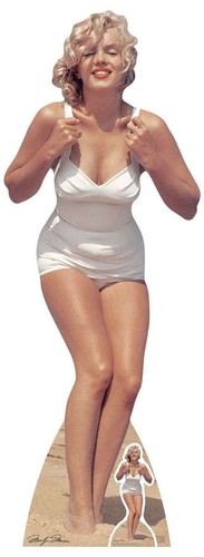 Marilyn monroe weiß badeanzug - marilyn,