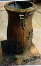 Edele Grabvase Bronchse Granit Sockel neuweriger Zustand