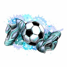 187 Wandtattoo Fussballschuhe