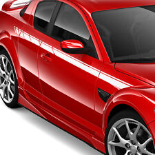 2x Seitenstreifen Aufkleber Streifen Doppelstreifen Dekorstreifen Auto #1222