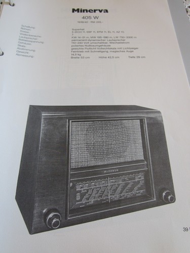 Schaltplan radio minerva - n,