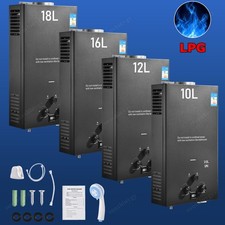 GASDurchlauferhitzer Propan LPG Warmwasserbereiter Wasserspeicher Boiler 6L-20L