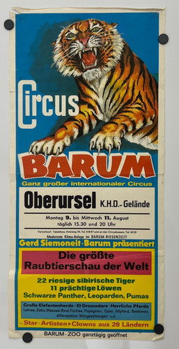 Circus barum tiger deutscher - circus,