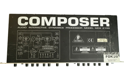 Behringer composer mdx 2100 - behringer,