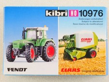 Kibri 10976 Fendt Traktor Claas Ballenpresse Bausatz 1:87 wie NEU! OVP 1705-24-5