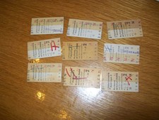 ✅ 9x Fahrkarte Fahrschein