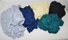 Konvolut gr.Stoff-Reste Paket elastische Spitze zum Nähen,Patchwork,Basteln Nr.8