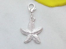 Charms Anhänger SEESTERN hellsilber*Charm Maritim Meer Starfish Armband Kette