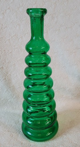 Grüne glasflasche dekanter - glasflasche,