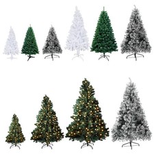 Weihnachtsbaum künstlicher Christbaum LED Tannenbaum Kunsttanne PVC Tanne Baum