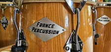 2 Congas FRANCE Percussion 11" 12" Raritäten aus Esche - Conga-Set