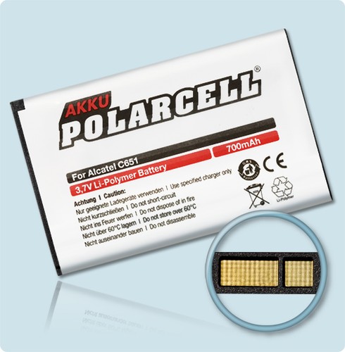 Polarcell akku für alcatel - polarcell,