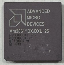 Prozessor CPU AMD Am 386 DX/DXL-25 - Keramik