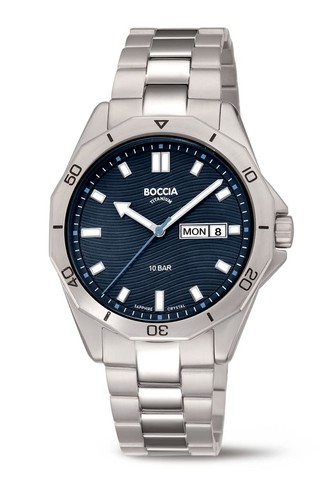 Boccia titanium herrenuhr - titanium, tag