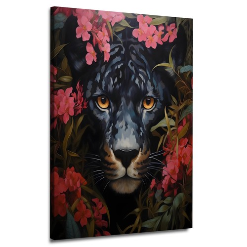 Schwarzer panther natur - schwarzer,