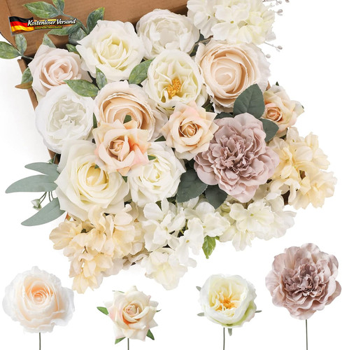 Künstliche blumen set für - set,