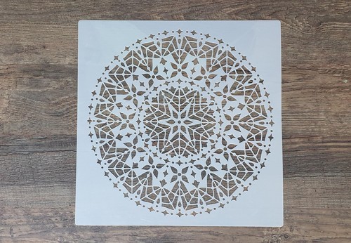 Schablone mandala rund - schablone,