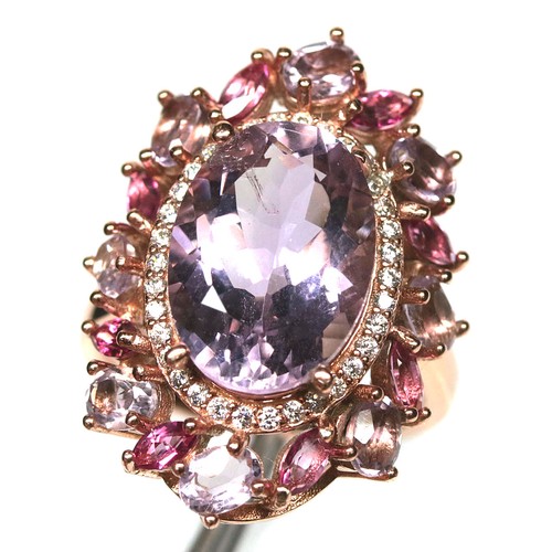 925 silber mm rosa - silber, 10