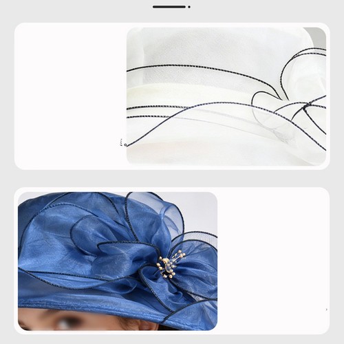 Organza fascinator hut - fascinator,