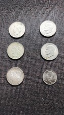 6 Stück Morgan Peace Dollar