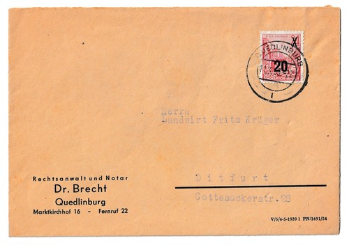 Ddr bedarfbrief berlin - bedarfbrief, c2