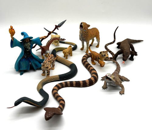 11x figuren tiere - figuren, zauberer