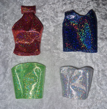 4 Glitzer Tops für Barbie