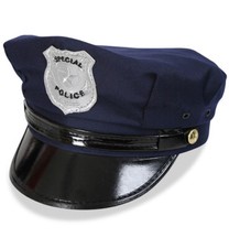 Polizei-Mütze, blau, Gr. 58
