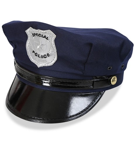 Polizei mütze blau - gr., 58