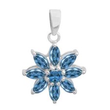 Swiss Blue Topas Blume