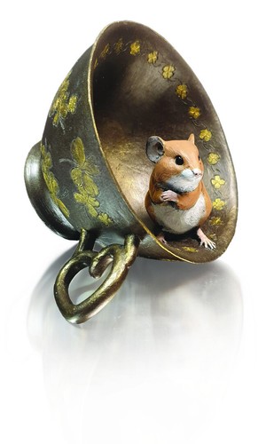 Kaltguss bronze maus - bronze,