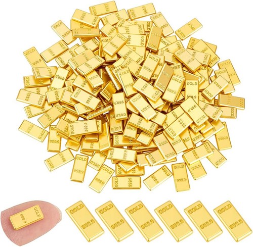 Goldbarren deko goldfarben - goldbarren,