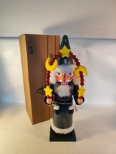 Christian Ulbricht Nussknacker Zauberer Magier Stern Mond Seiffen Erzgebirge OVP