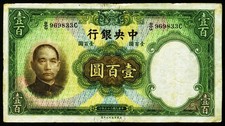 Central Bank of China. 100
