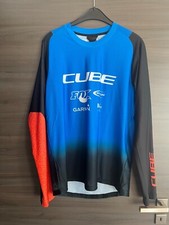 Cube Vertex X Actionteam Fahrrad Trikot lang schwarz/blau 2024 Gr. S