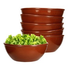 6er Set Tonschale glasiert