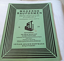 MODERNE BAUFORMEN Momatshefte
