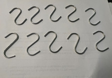 10 kleine stahl S-Haken Haken