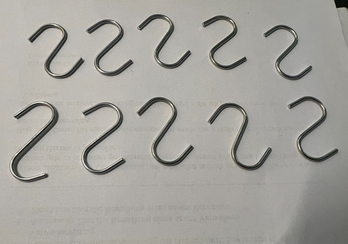 Kleine stahl haken - 10, s-haken