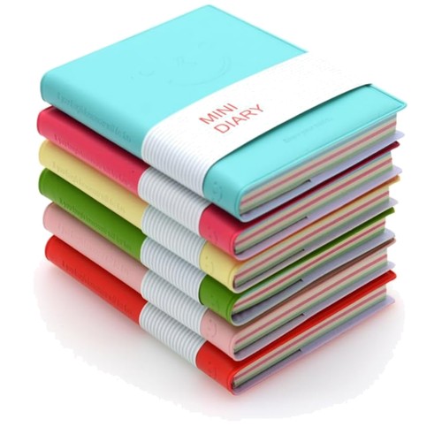 Mini notizbuch 6er set - mini,