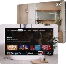 32 Zoll Badezimmer Fernseher Badspiegel Google TV IP66 Wasserdicht Wandhalterung