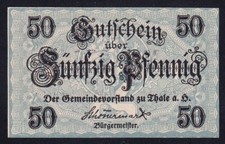 Thale: 50 Pfennig 1918 - bis