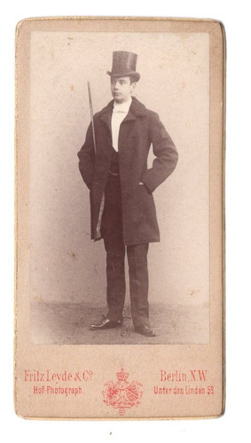 Cdv foto feiner herr mit - herr,