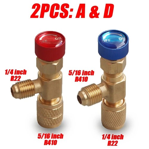 2stk absperrventil r410a r22 - 2stk,
